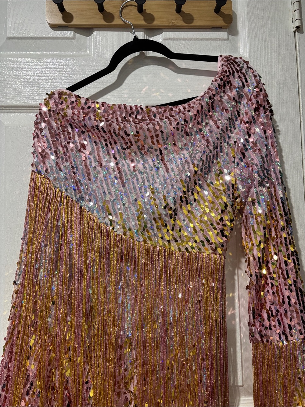 NWT Fringe multicolor party dress - Picture 4 of 8